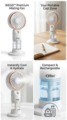 Rechargeable Mini Handheld Spray Fan