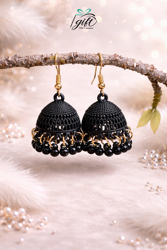 Meher-e-Siyah Festive Jhumkas