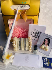 White Theme Eidi Golden bag