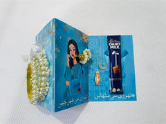 Royal Eidi Keepsake Card-Blue