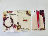 Festive Trio Gift Card-Red