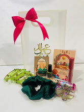 Transparent Eidi Bag with kashmiri Bangles set-Parrot Green