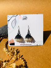 Black Drop jhumkis
