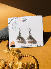 White toned Jhumki