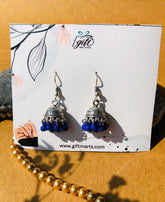 Royal Blue toned Jhumki