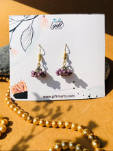 Mini Light Purple beads jhumki