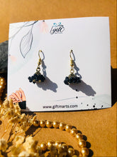 Mini Black beads jhumki