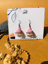 Pink Drop jhumkis