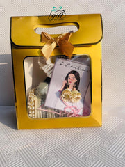 White Theme Eidi Golden bag