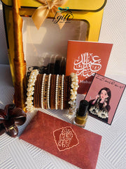Brown Theme Eidi Golden Bag