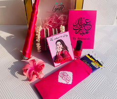 Fuchsia Pink Theme Eidi Golden bag