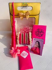 Fuchsia Pink Theme Eidi Golden bag