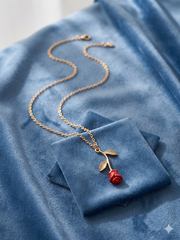 Falling Rose Pendant