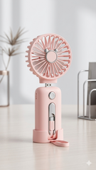 Rechargeable 2-in-1 Fan & Power Bank