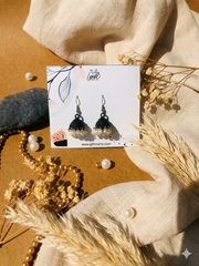 Black Drop jhumkis