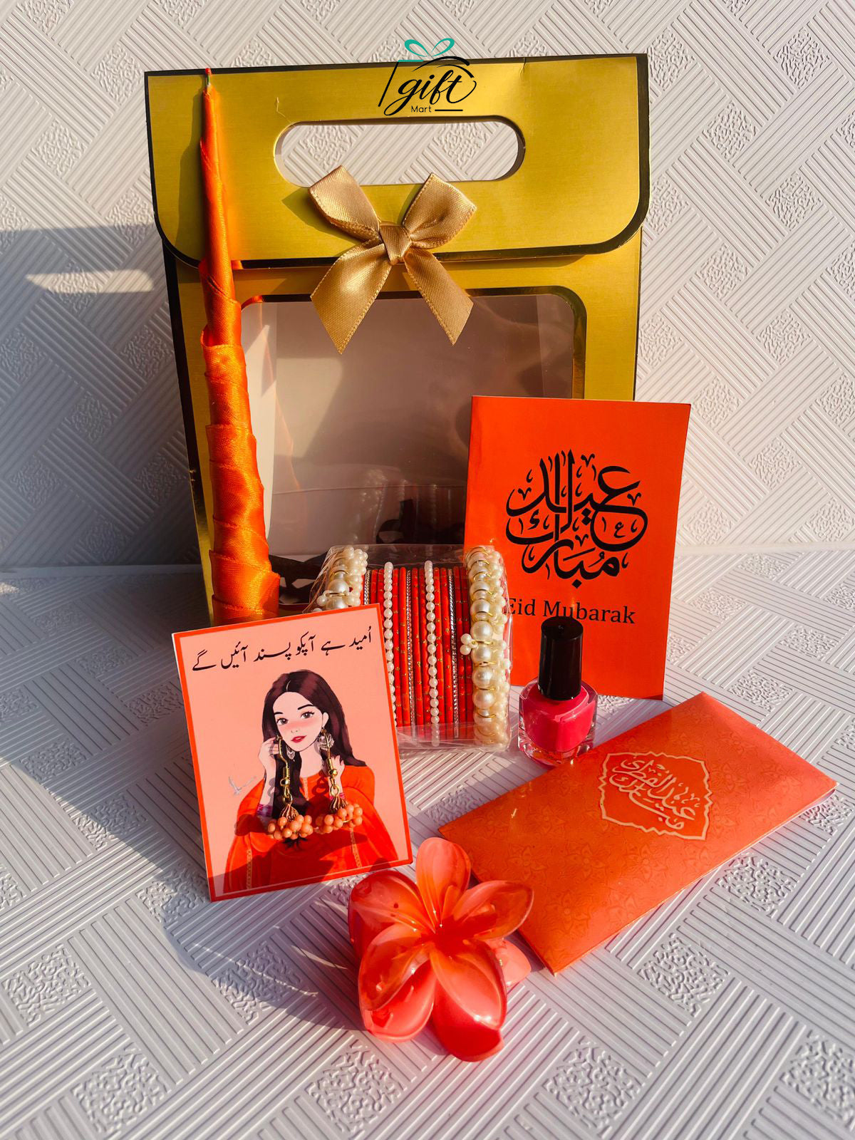 Orange Theme Eidi Golden bag