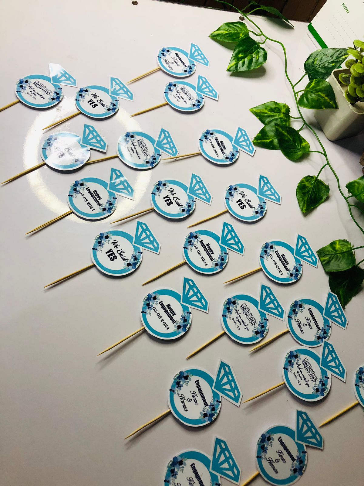 Royal Blue Delight Topper