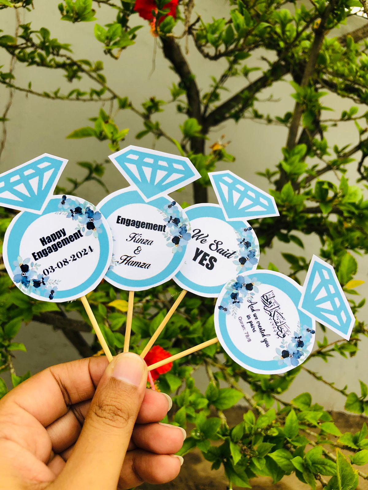 Royal Blue Delight Topper