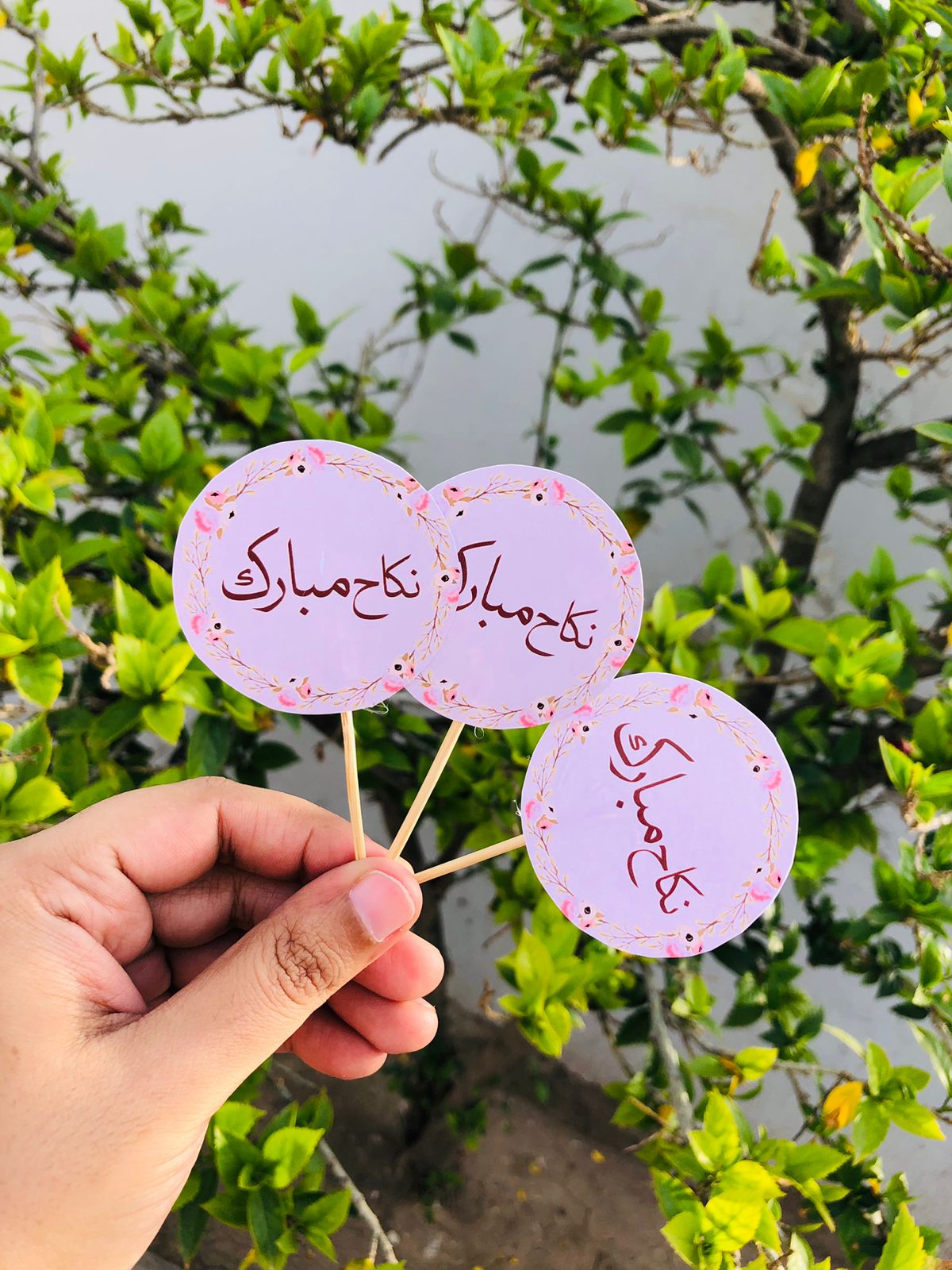 Peach Blossom Mithai Topper