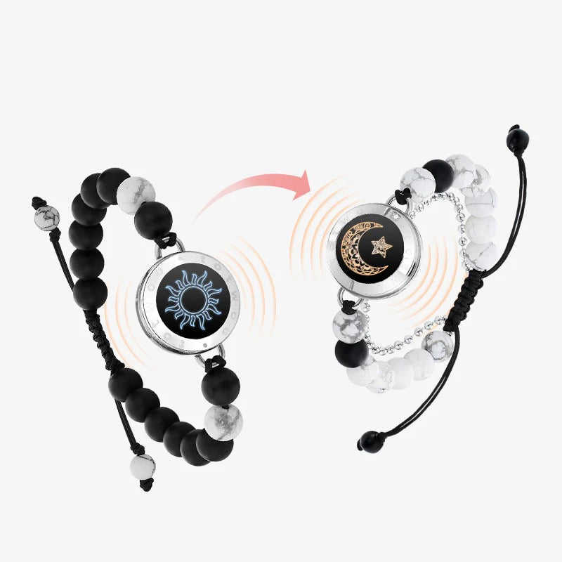 Sun & Moon Touch Bracelets with Matching Beads