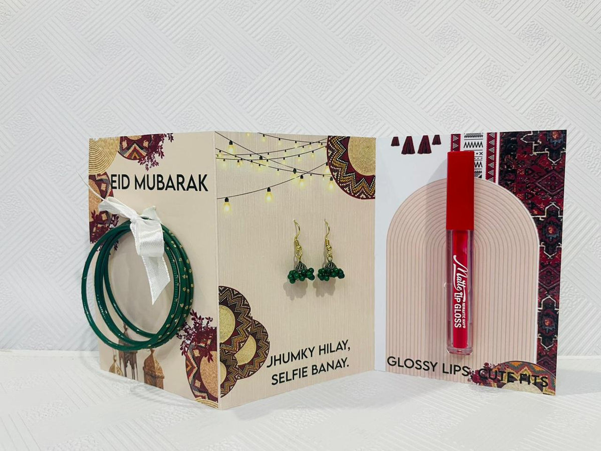 Festive Trio Gift Card-Green
