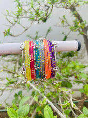 Kashmiri Ghungroo Bangle Set-Multi Colors