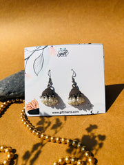 Brown Drop jhumkis