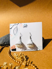 White Drop jhumkis