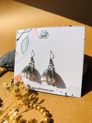 White toned Jhumki