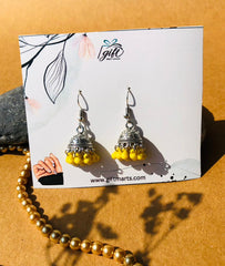 Yellow toned Jhumki