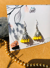 Yellow toned Jhumki