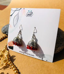 Red toned Jhumki