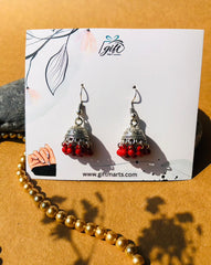 Red toned Jhumki