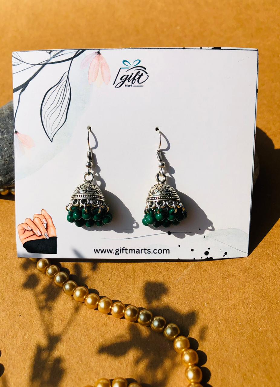 Green toned Jhumki