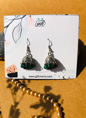 Green toned Jhumki