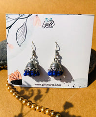 Royal Blue toned Jhumki