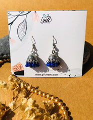 Royal Blue toned Jhumki