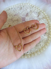 Twisted Love Pendant & Studs