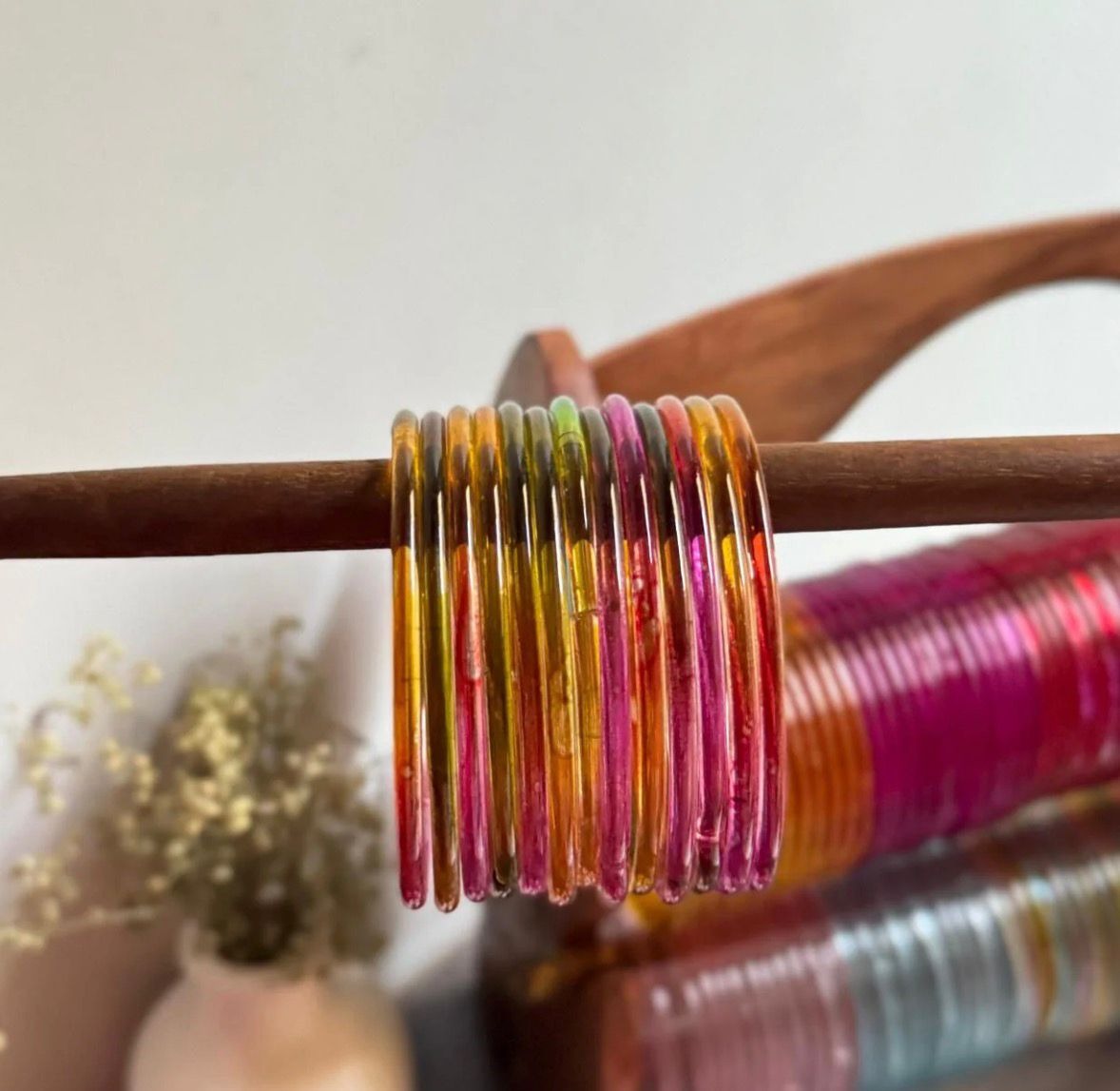 Glass Jelly Bangles
