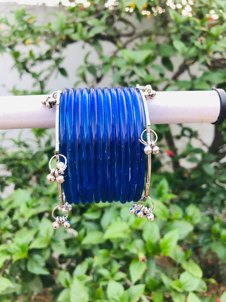 Dark Blue Jelly Bangles