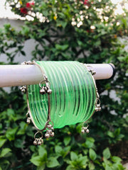 Light Green Jelly Bangles