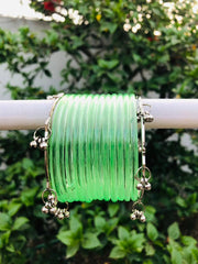 Light Green Jelly Bangles