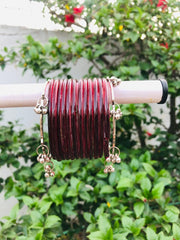 Deep Meroon Jelly Bangles