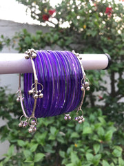 Purple Jelly Bangles