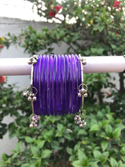 Purple Jelly Bangles