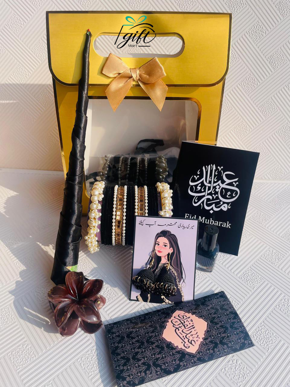 Black  Theme Eidi Golden bag
