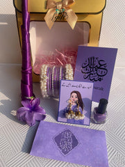 Lilac Theme Eidi Golden Bag