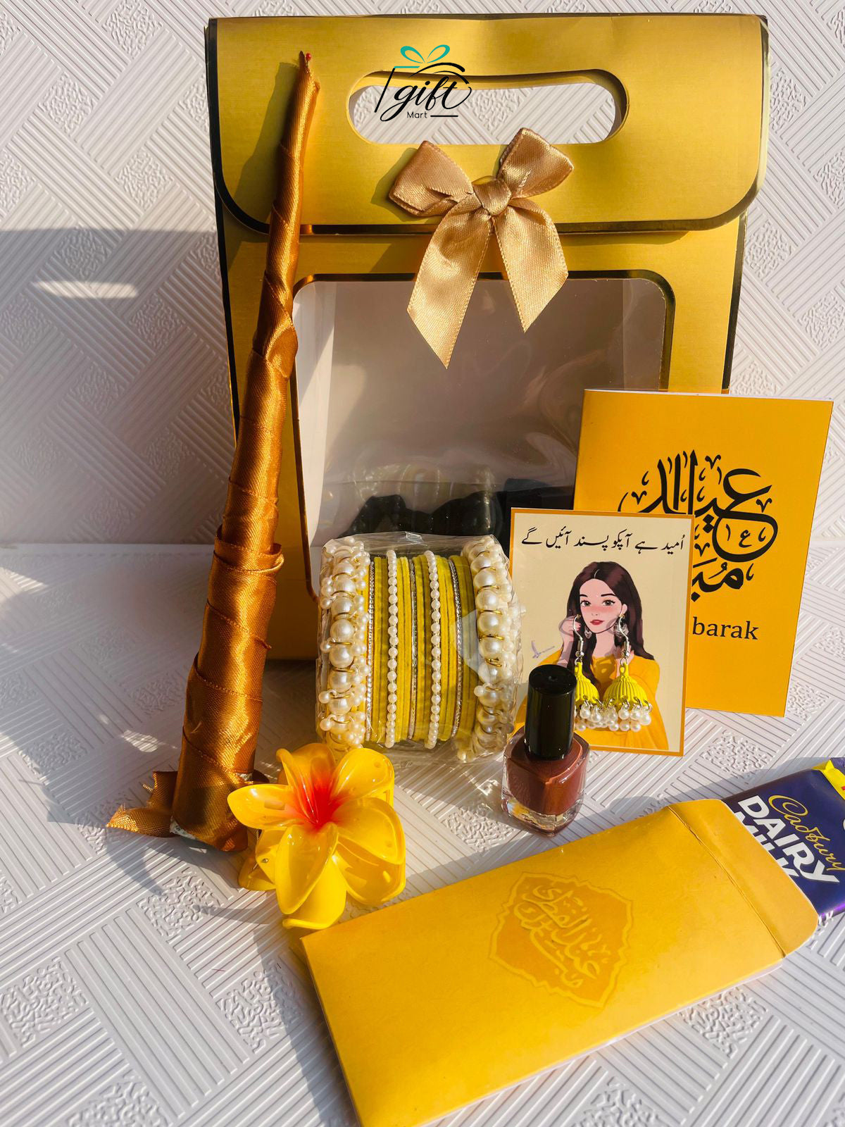 Yellow Theme Eidi Golden bag