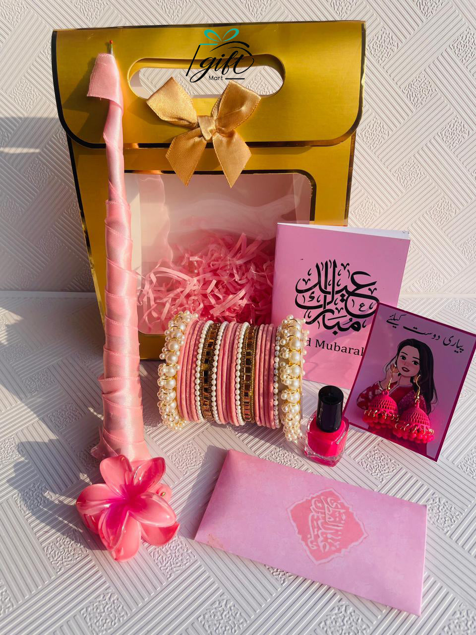 Light Pink Theme Eidi Golden bag