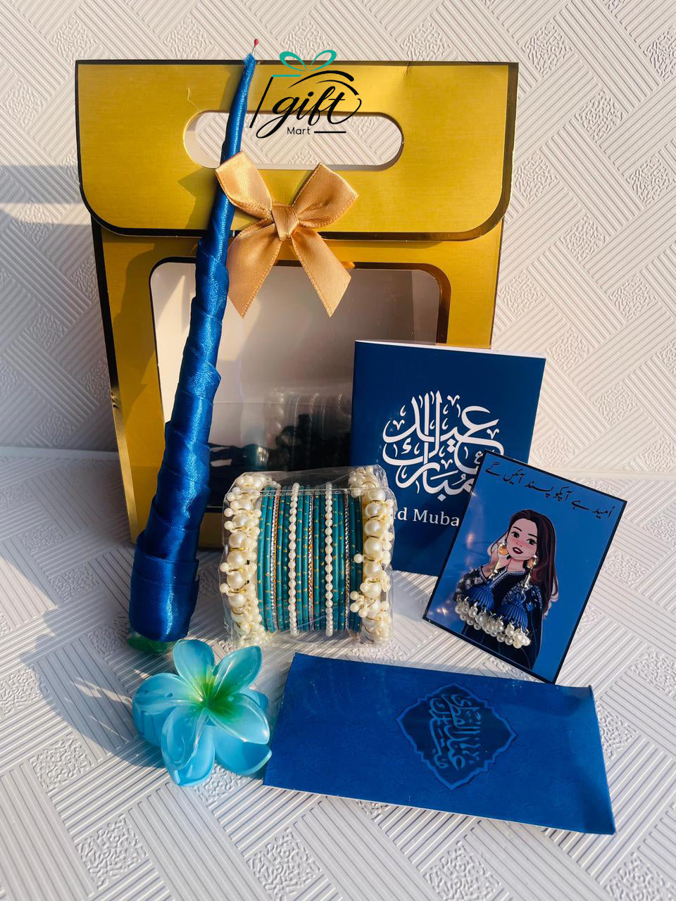 Dark Blue Theme Eidi Golden Bag